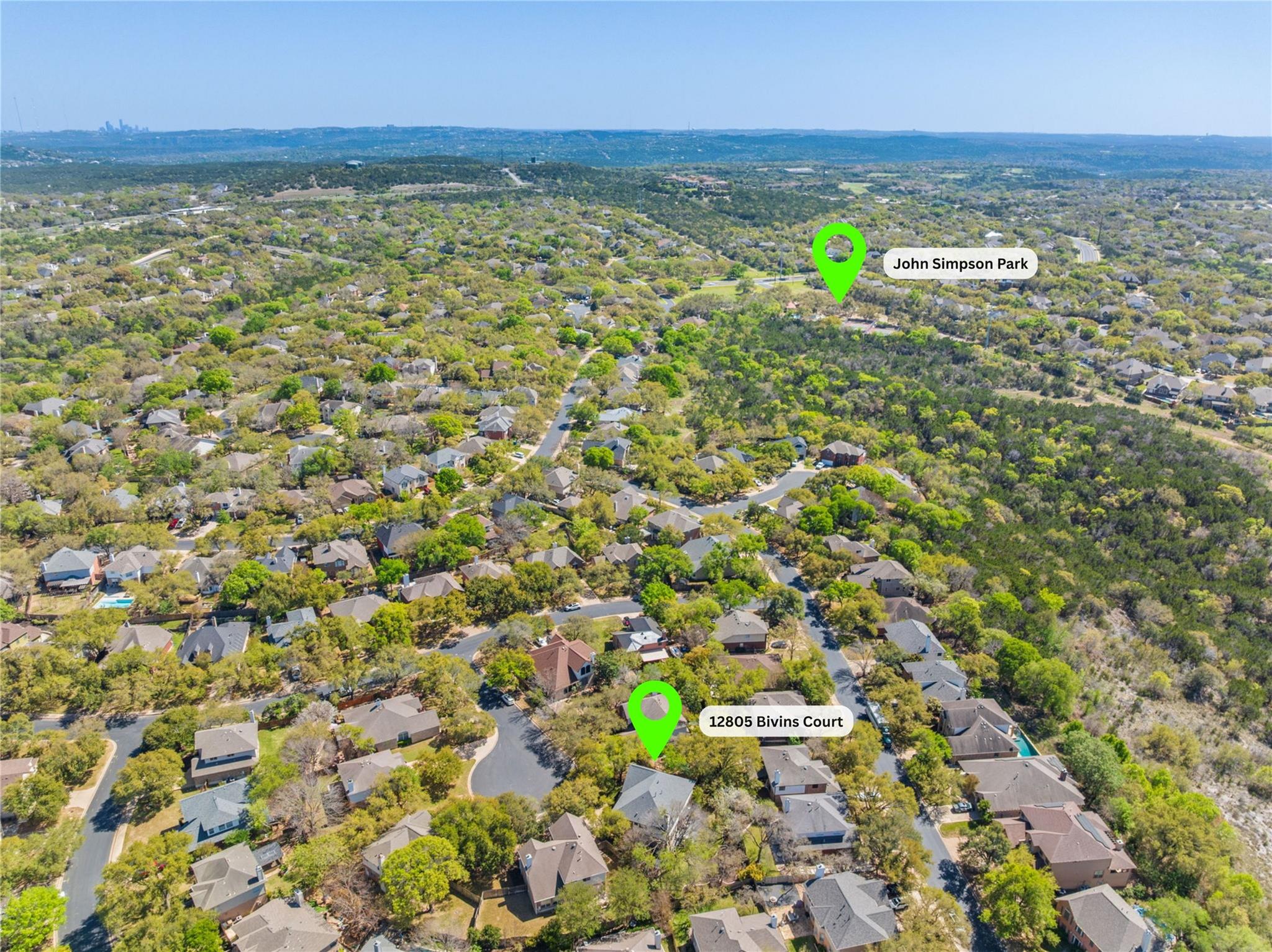 12805 Bivins Court Austin TX 78732