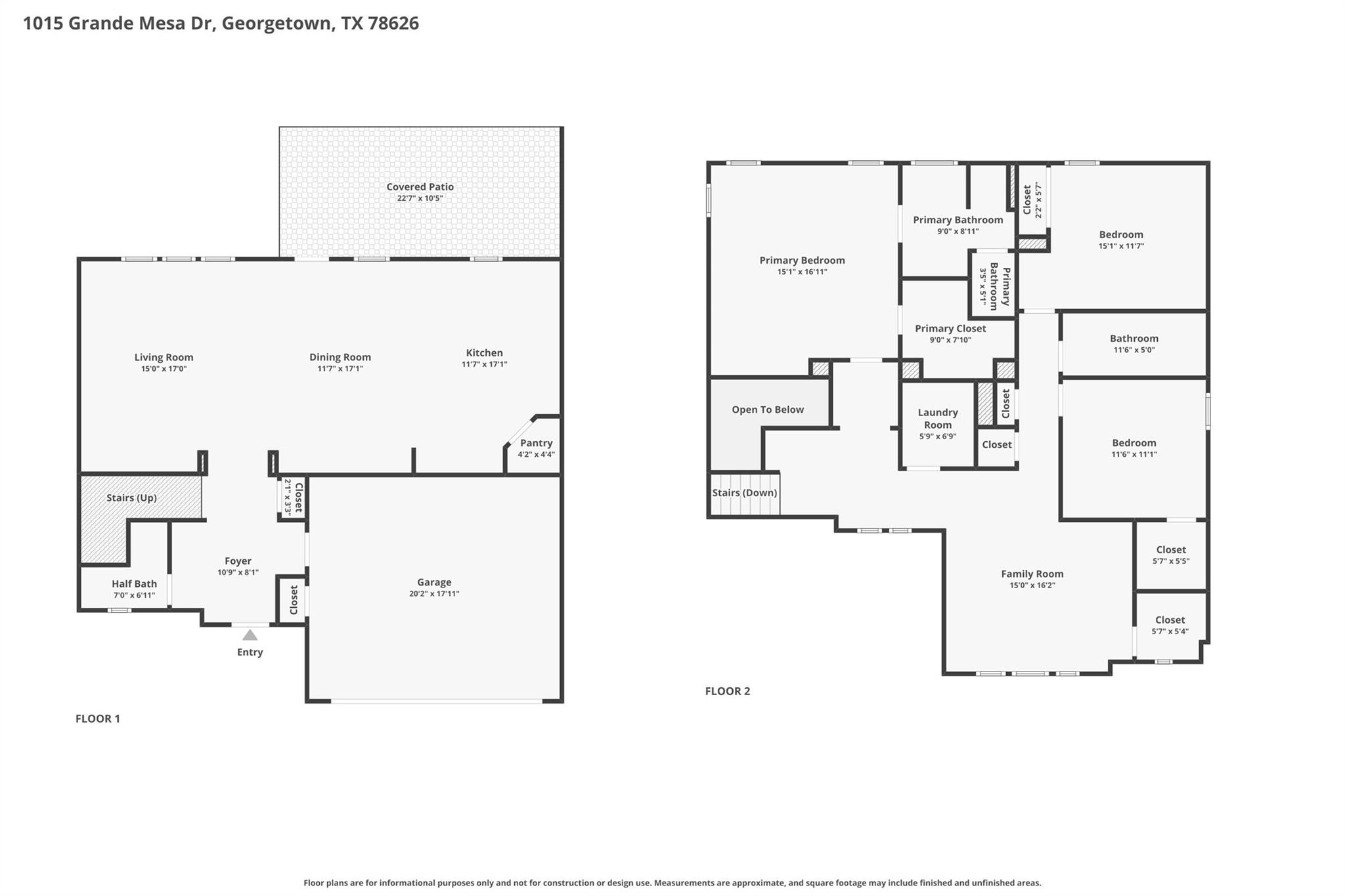 1015 Grande Mesa Drive Georgetown TX 78626