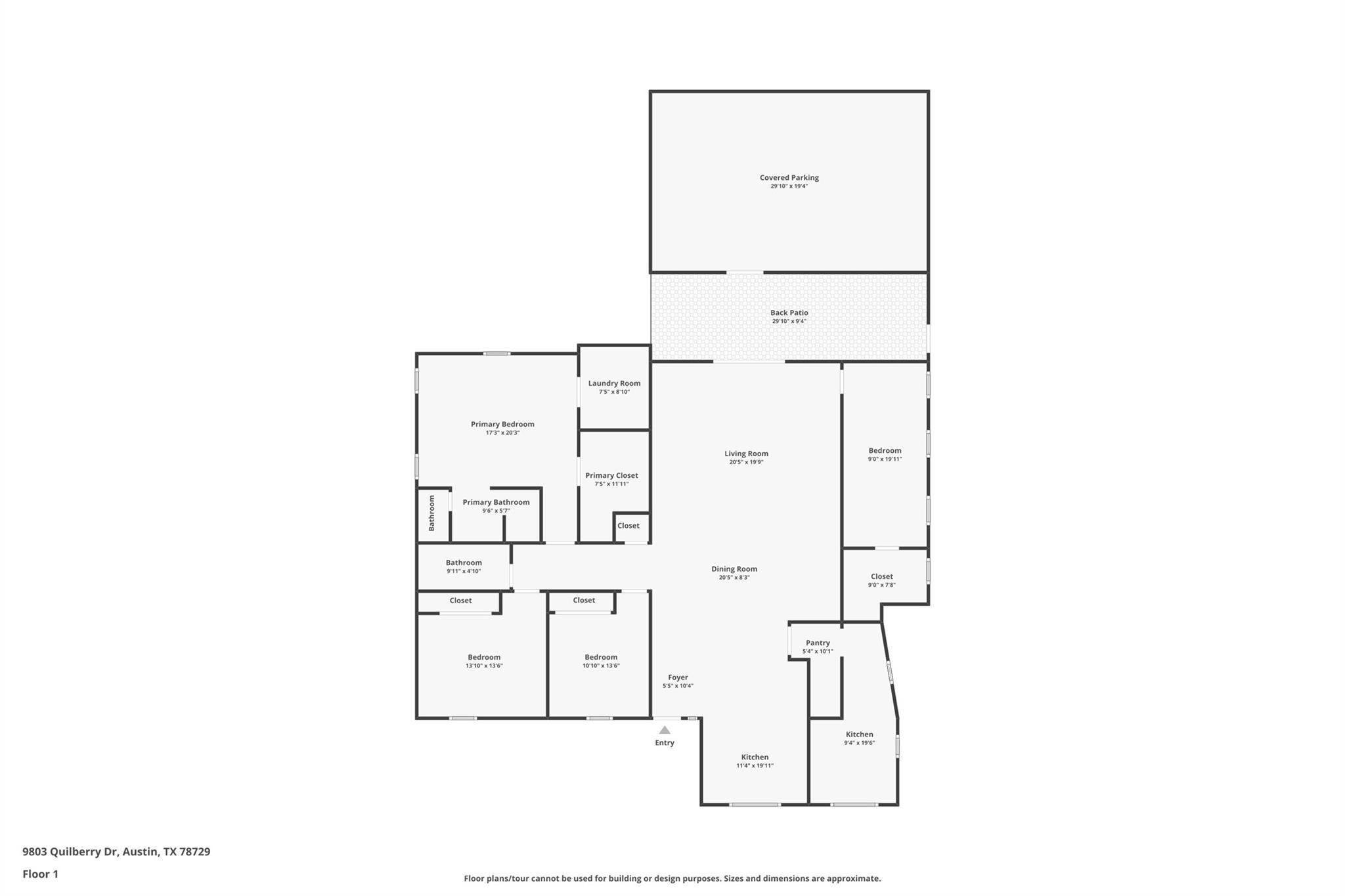 9803 Quilberry Drive Austin TX 78729