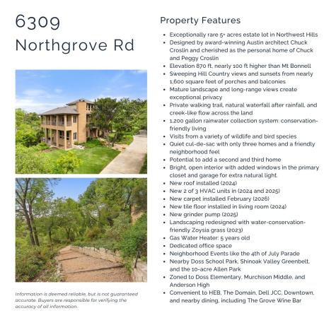 6309 Northgrove Road Austin TX 78731