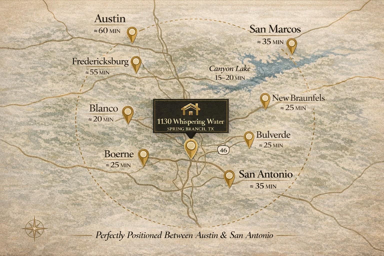 1130 Whispering Water Spring Branch TX 78070