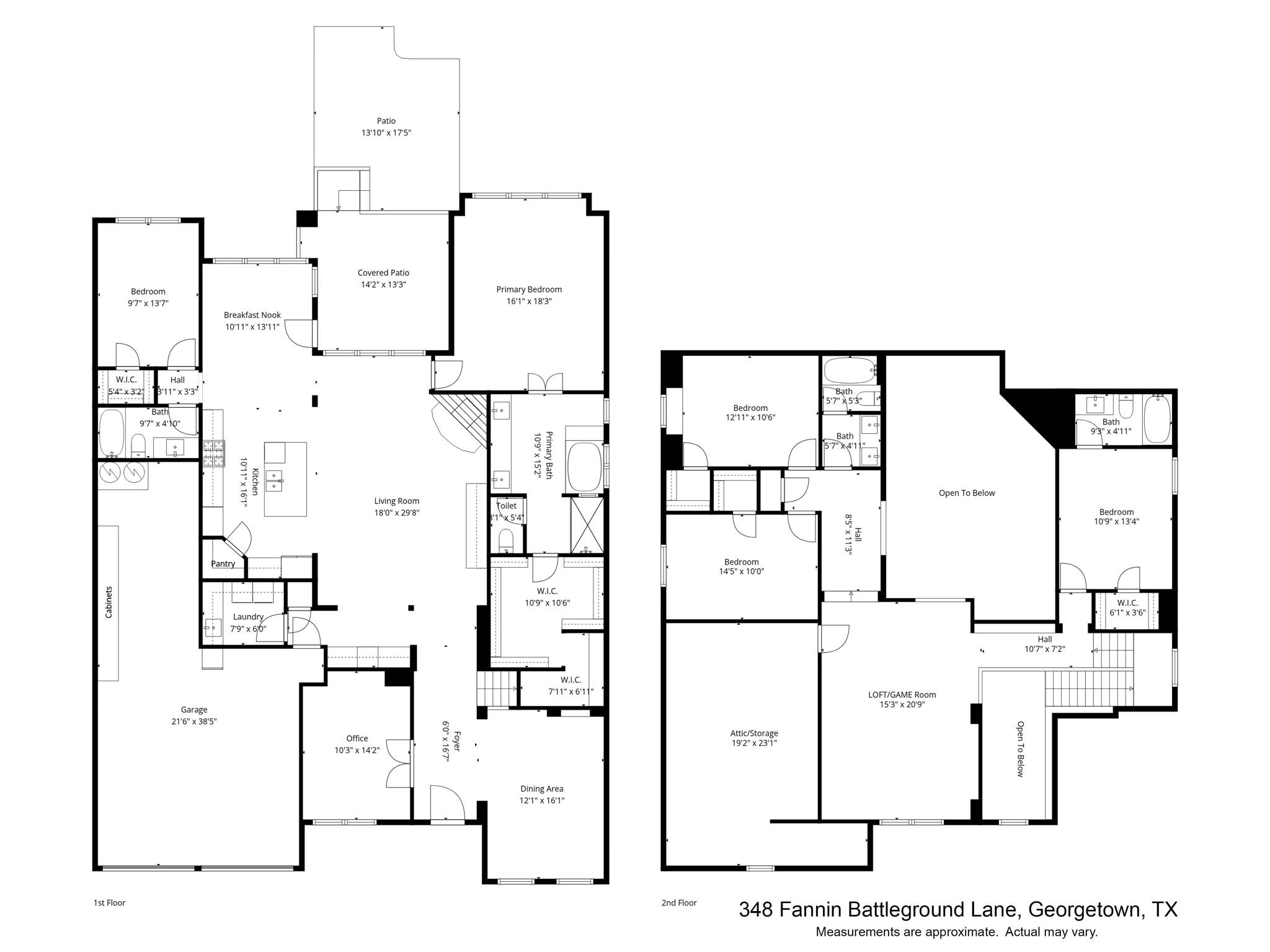348 Fannin Battleground Lane Georgetown TX 78628