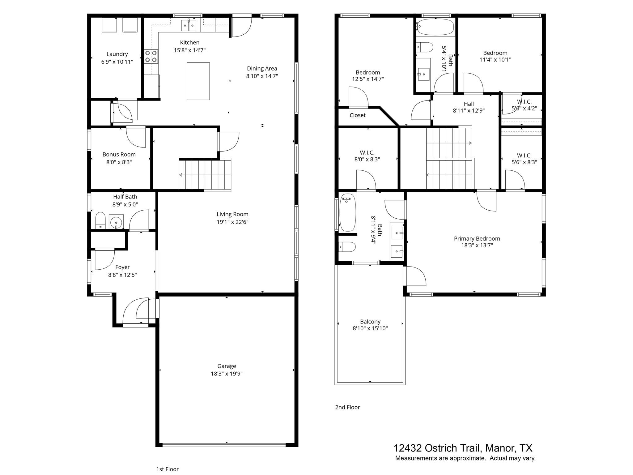 12432 Ostrich Trail Manor TX 78653