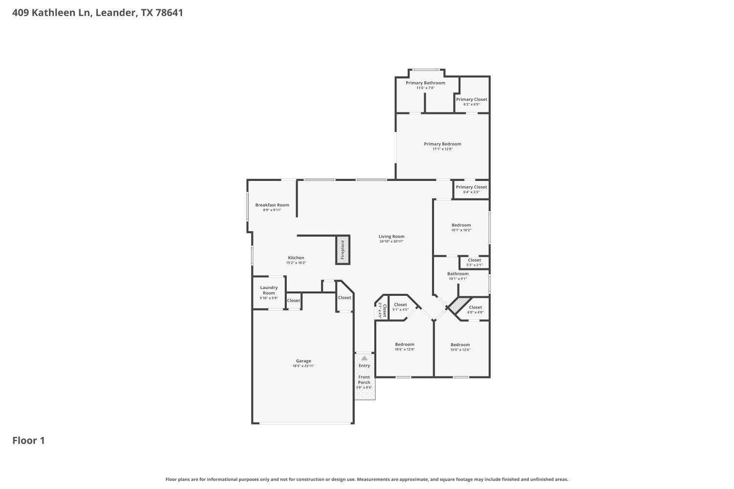 409 Kathleen Lane Leander TX 78641