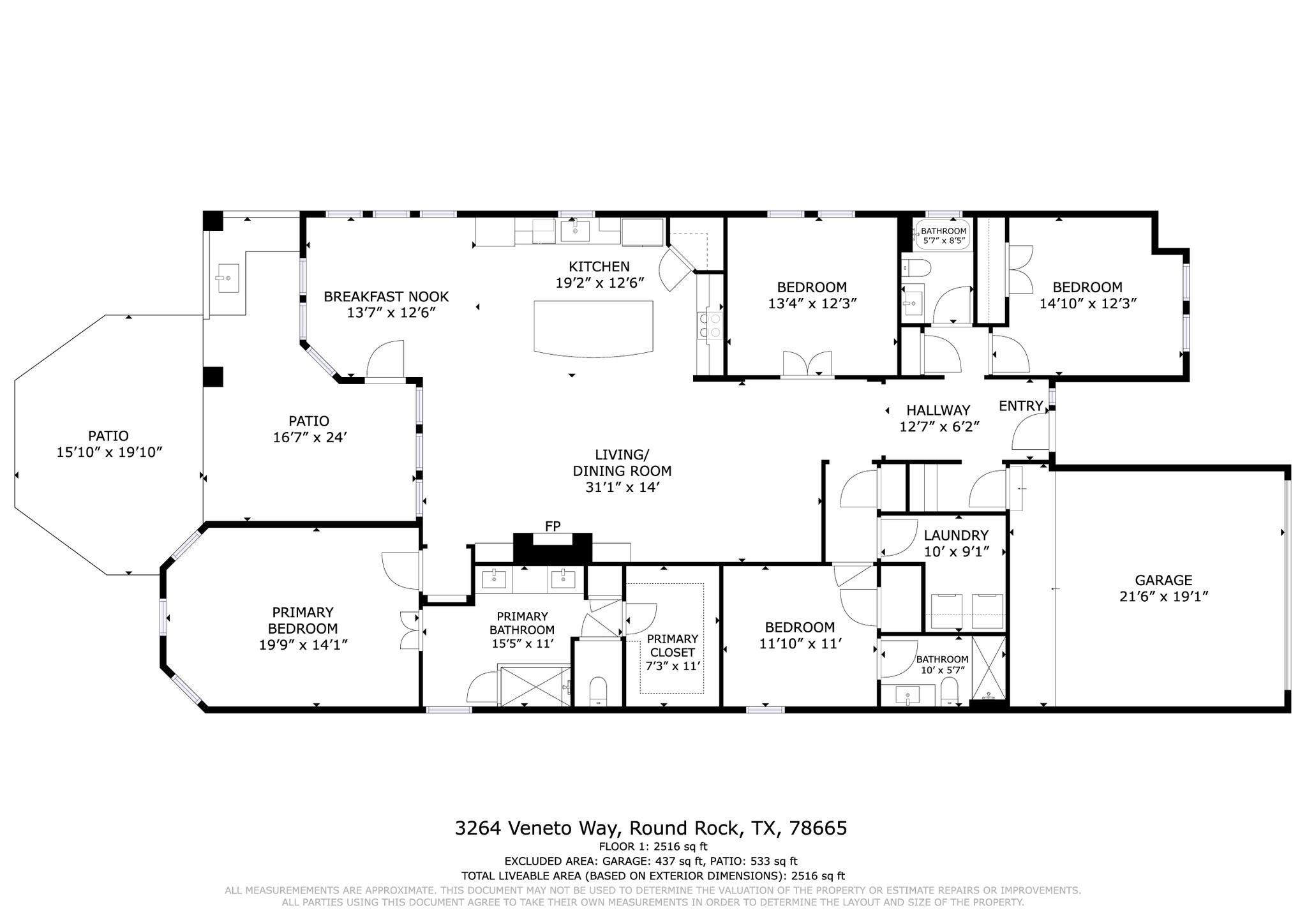 3264 Veneto Way Round Rock TX 78665