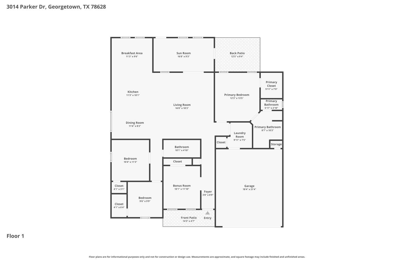 3014 Parker Drive Georgetown TX 78628