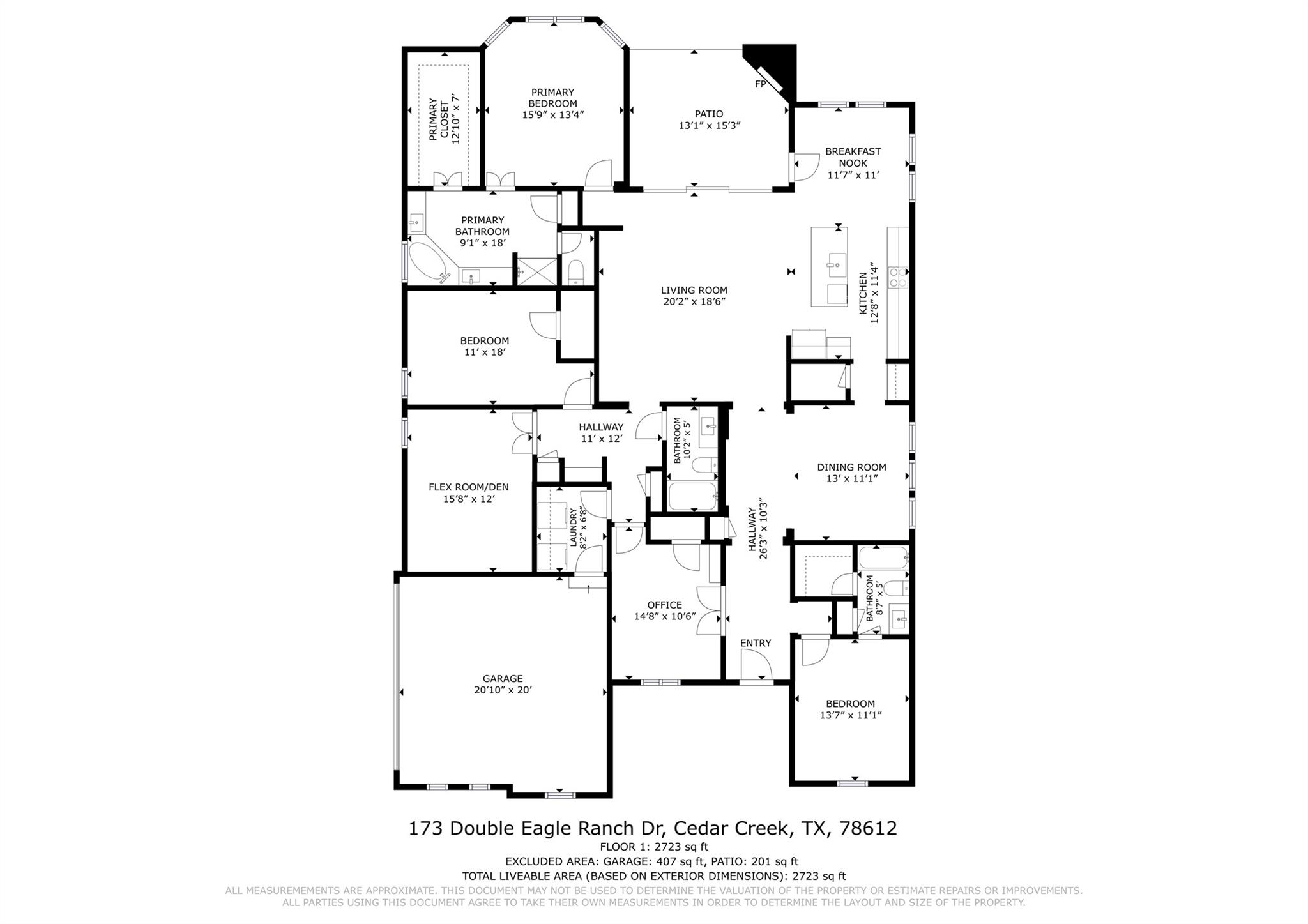 173 Double Eagle Ranch Drive Cedar Creek TX 78612