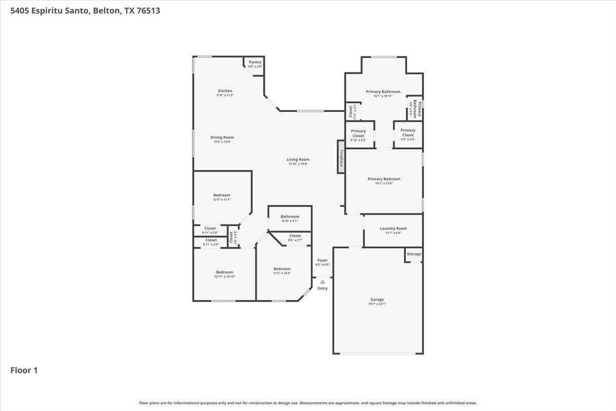 5405 Espiritu Santo Drive Belton TX 76513