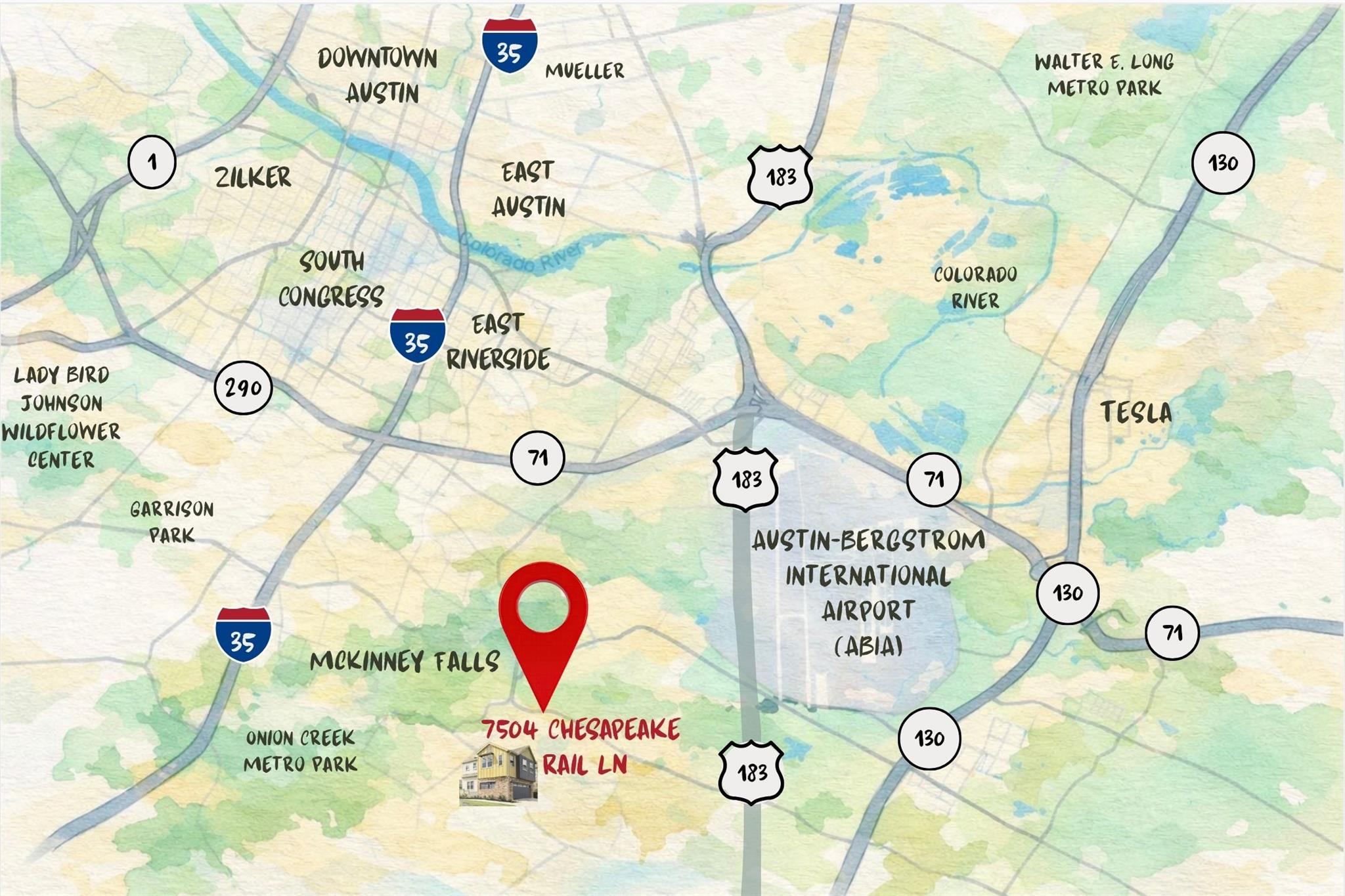 7504 Chesapeake Rail Lane Austin TX 78744