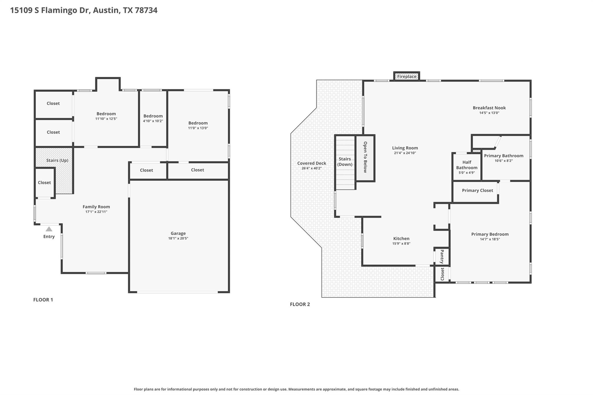 15109 S Flamingo Drive S Austin TX 78734