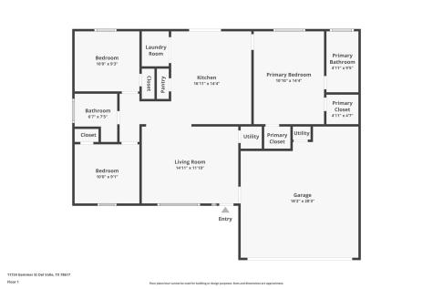 11724 Gemmer Street Del Valle TX 78617