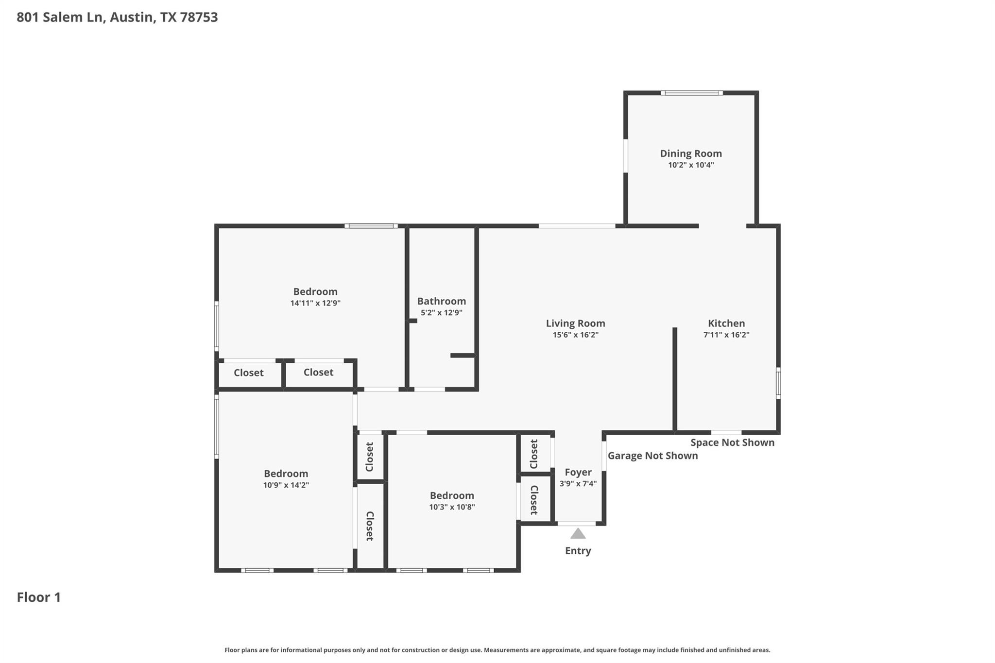 801 Salem Lane Austin TX 78753