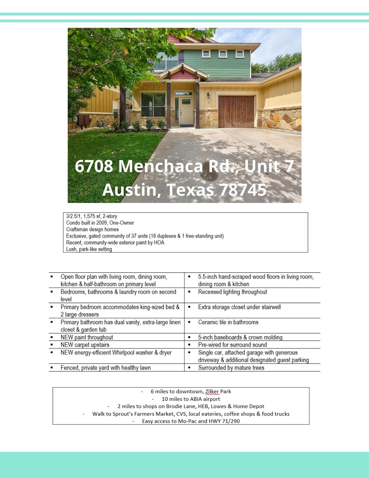 6708 Menchaca Road Austin TX 78745