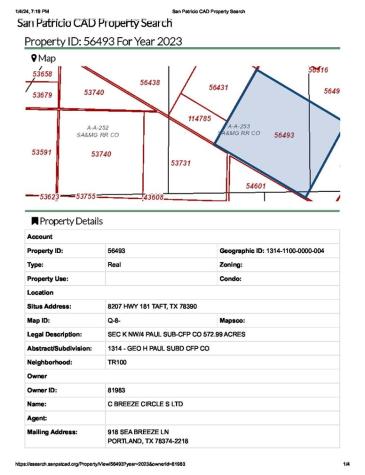 8207 Highway 181 Taft TX 78390