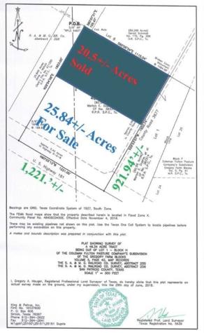 NW Corner Highway 181 & County Road 3677 Gregory TX 78359