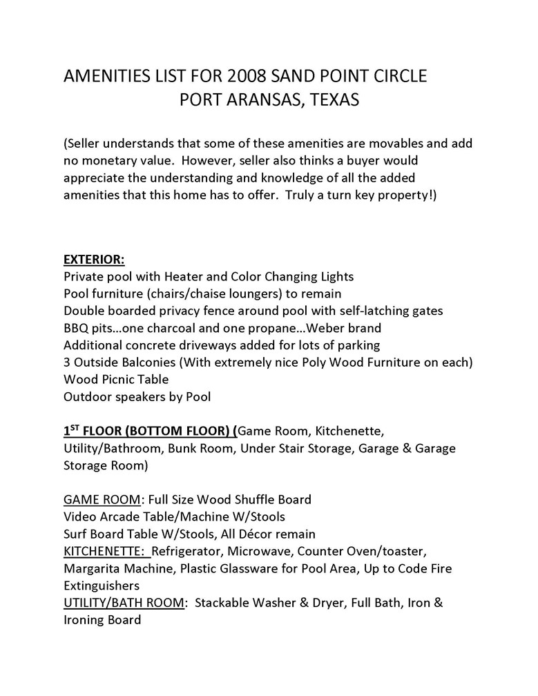 2008 Sand Point Circle Port Aransas TX 78373