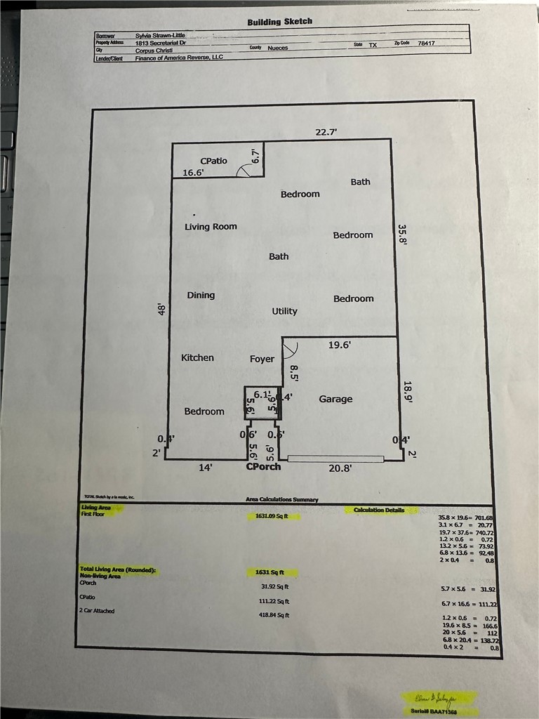 1813 Secretariat Drive Corpus Christi TX 78417