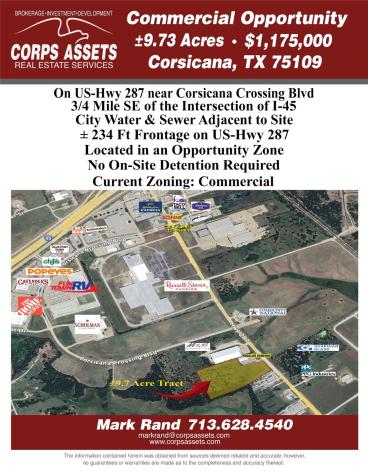 097 Us Highway 287 Highway NE Corsicana TX 75109