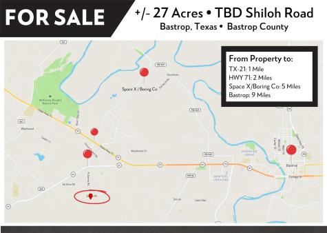 Tbd (27 Acres) Shiloh Road Bastrop TX 78602