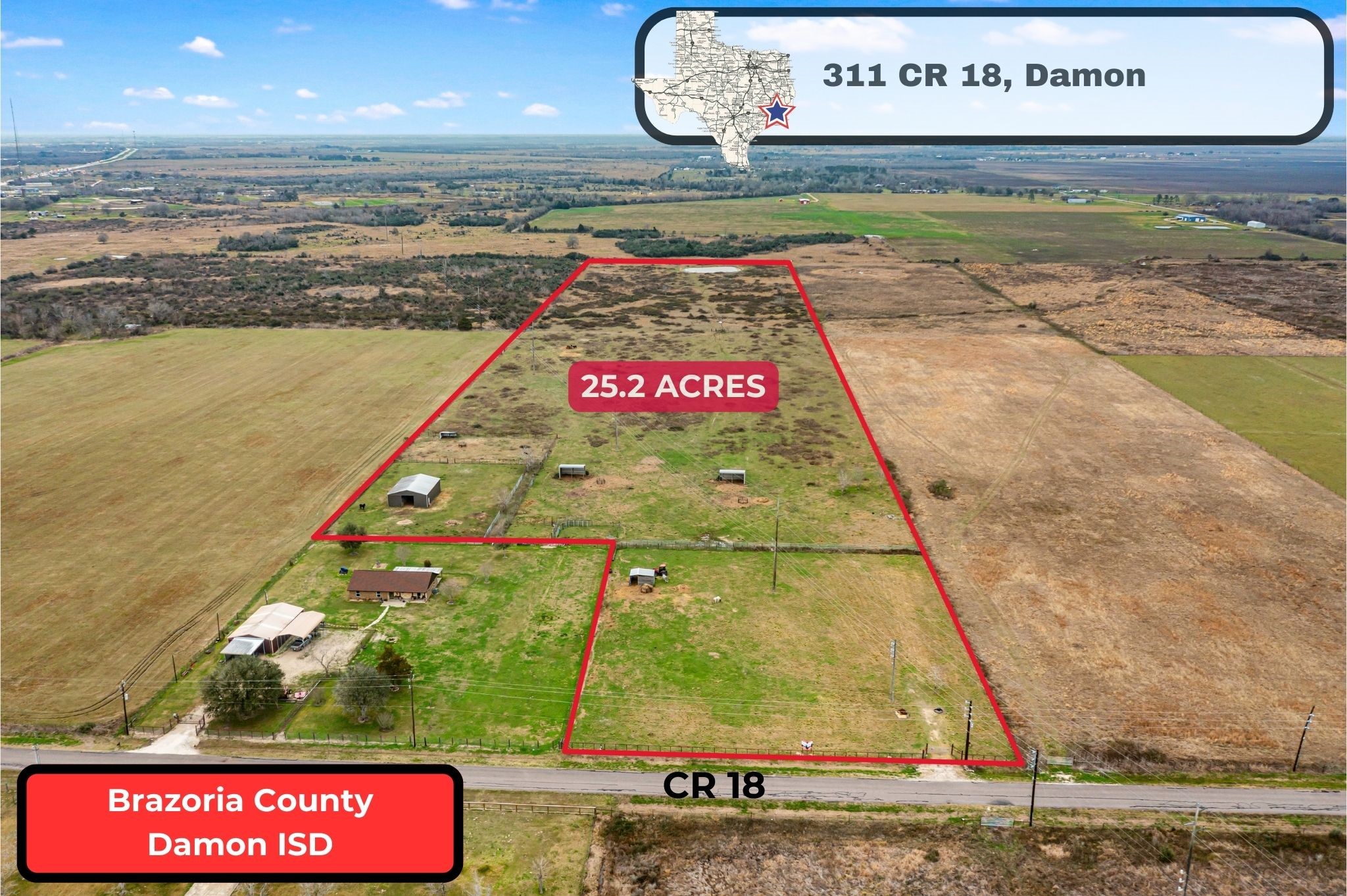 311 County Road 18 Damon TX 77430