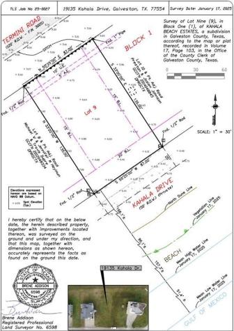 19135 Kahala Drive Galveston TX 77554