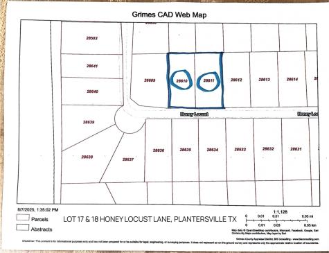 Lot 17 & 18 Honeylocust Lane Plantersville TX 77363