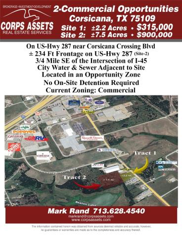 022 NW Us Highway 287 Highway NE Corsicana TX 75109
