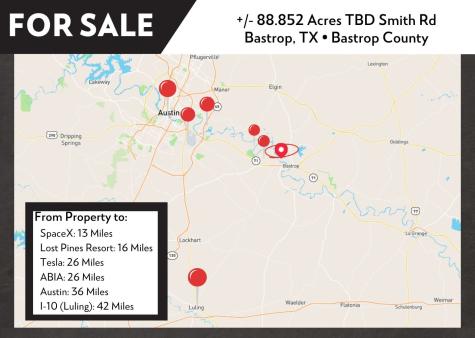 Tbd (88.852 Acres) Smith Road Bastrop TX 78602