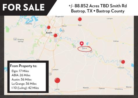 Tbd (88.852 Acres) Smith Road Bastrop TX 78602