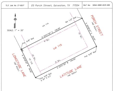 23 Porch Street Galveston TX 77554