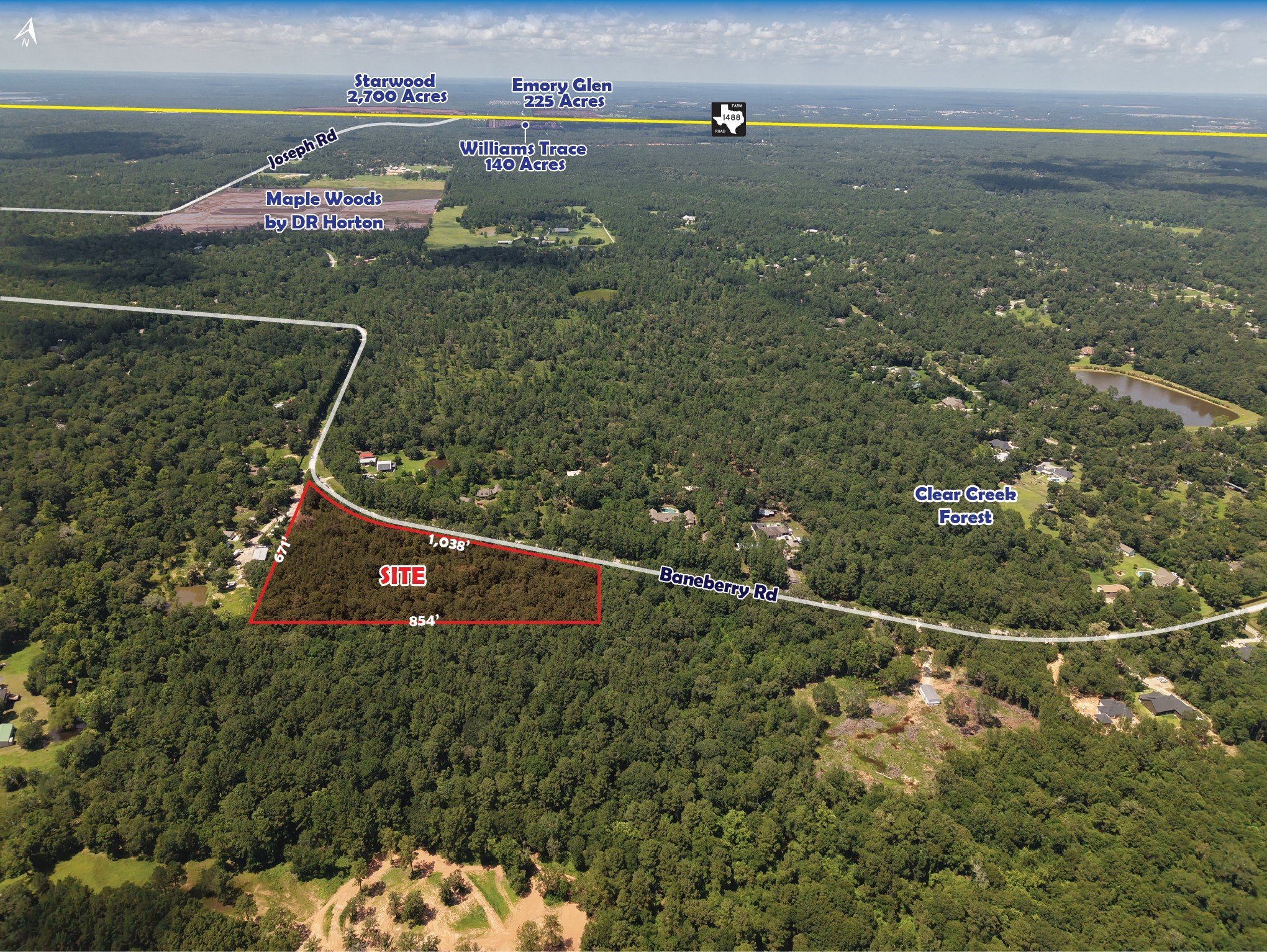 0 Baneberry Road Magnolia TX 77355