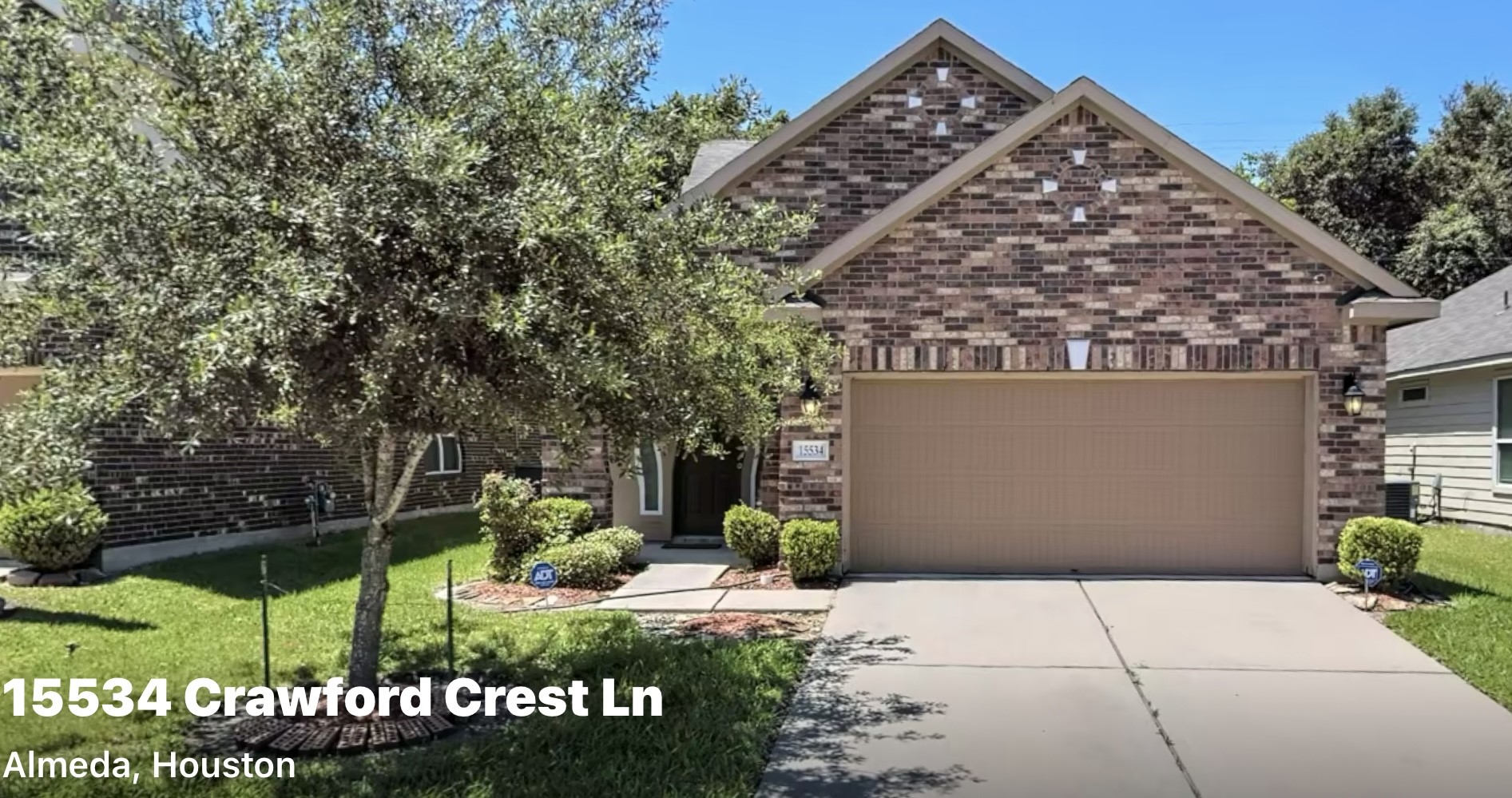 15534 Crawford Crest Lane Houston TX 77053