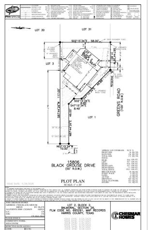 15806 Black Grouse Drive Humble TX 77346