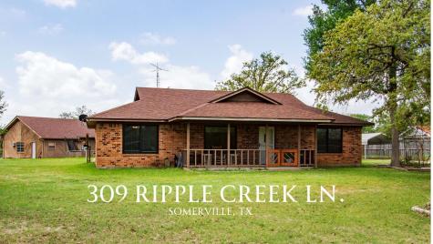 309 Ripple Creek Lane Somerville TX 77879