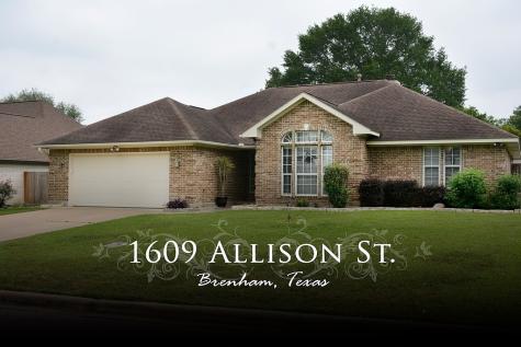 1609 Allison Street Brenham TX 77833