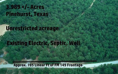 36014 Fm 149 Road Pinehurst TX 77362