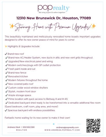 12310 New Brunswick Drive Houston TX 77089