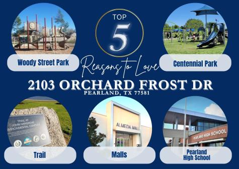2103 Orchard Frost Drive Pearland TX 77581