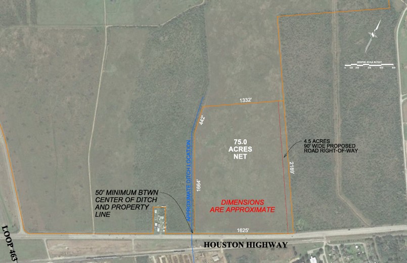 75.0 Acres Option A Of The Tract Located At Highway Us 59 Victoria TX 77904