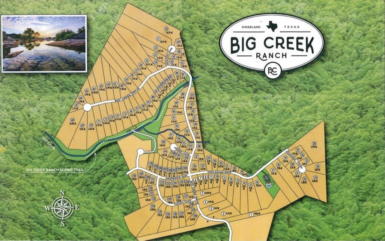 Lot 64 Tbd Big Creek Drive, Big Creek Ranch Kingsland TX 78654