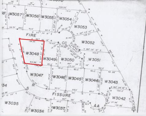 Lt W3048 Fire/fissure Horseshoe Bay TX 78657
