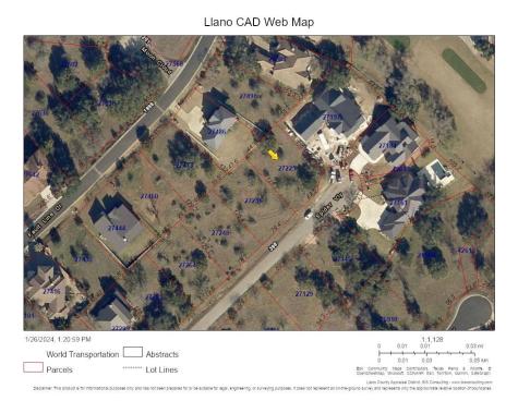 Lt W 18072 Spider Valley Horseshoe Bay TX 78657