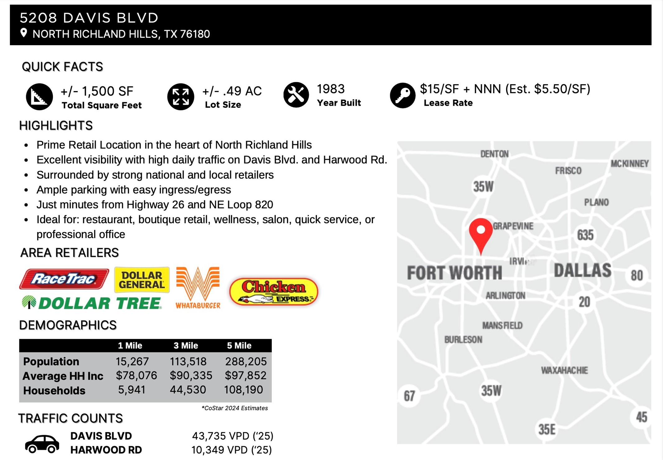 5208 Davis Boulevard North Richland Hills TX 76180