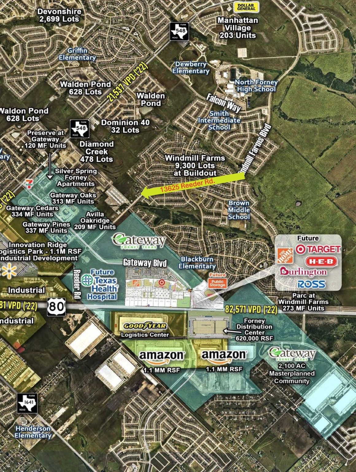 13625 Reeder Road Forney TX 75126