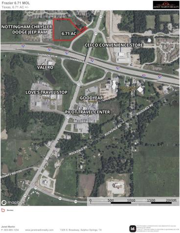 6.71AC Interstate Highway 30 Corner Sulphur Springs TX 75482
