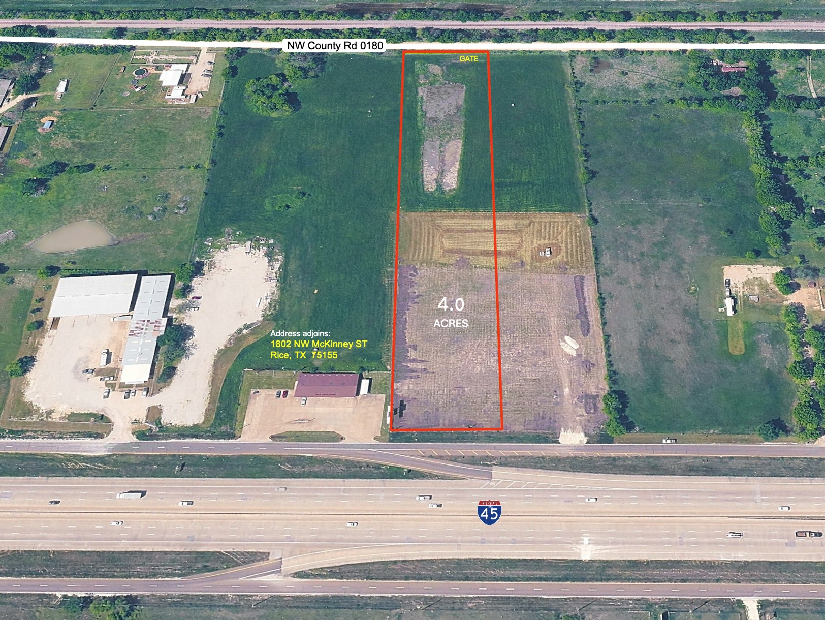 Tbd 4.0 Acs Interstate 45 Highway Rice TX 75155