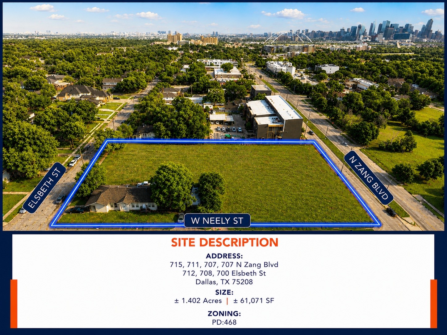 1.402 Acres N Zang Boulevard Dallas TX 75208