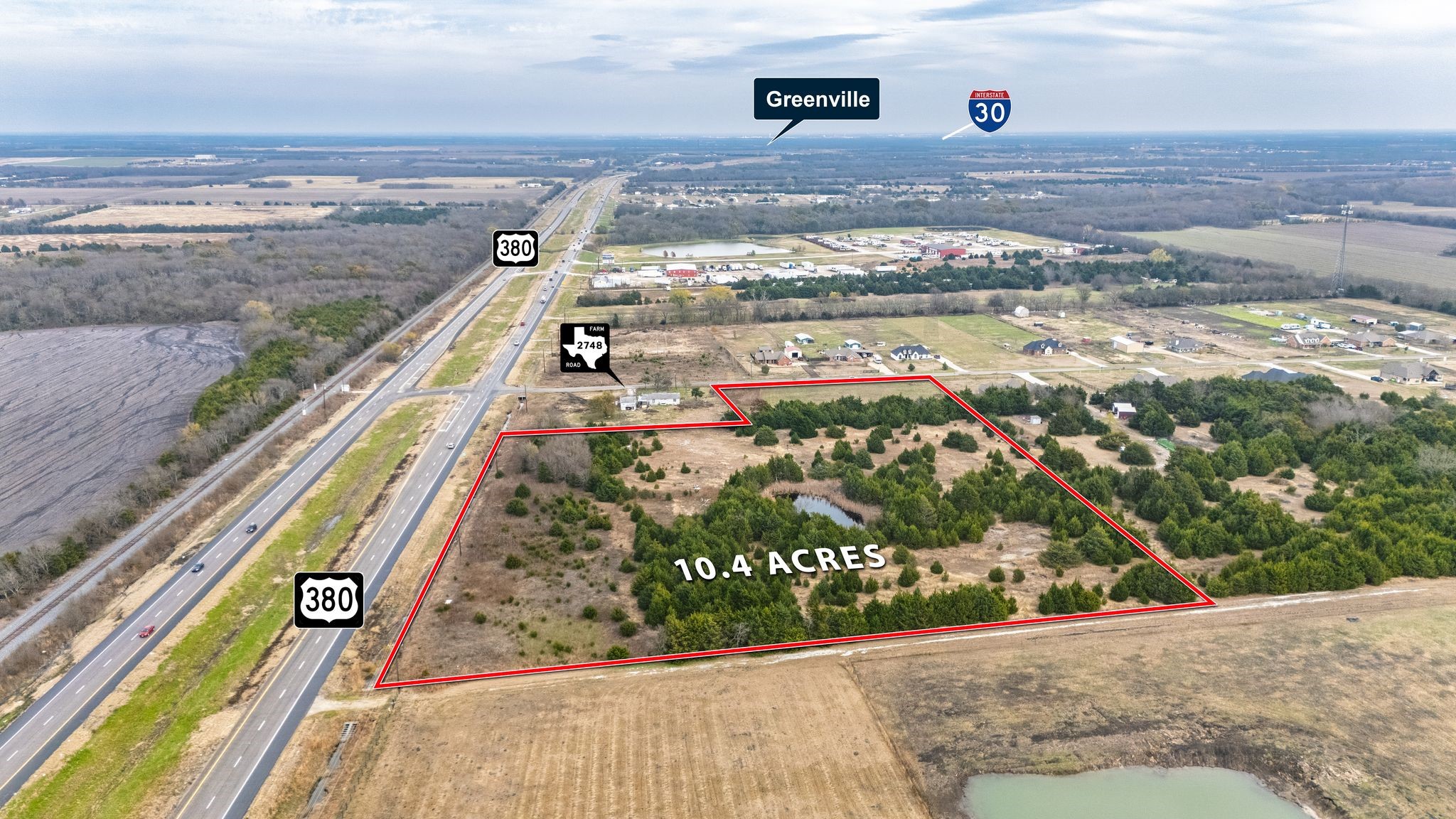 10 Acres Highway 380 Caddo Mills TX 75135