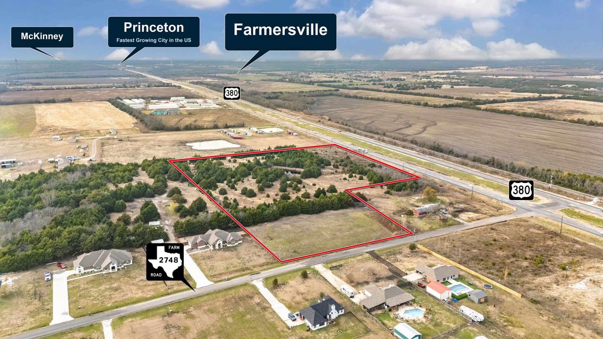 10 Acres Highway 380 Caddo Mills TX 75135
