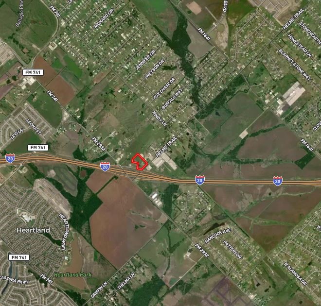 6.82 Ac I-20 Service & Helms Trail Forney TX 75126